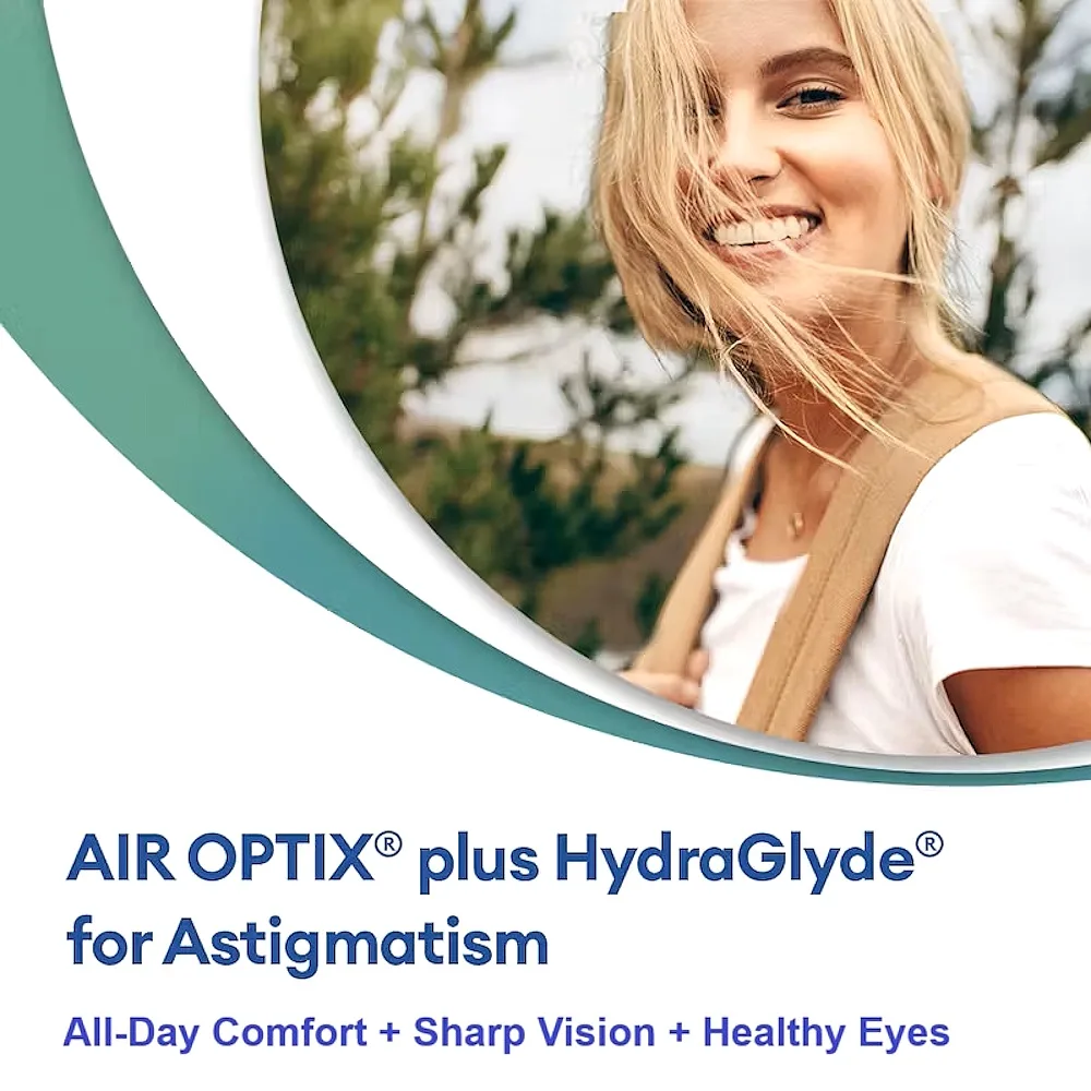 Alcon Air Optix Plus HydraGlyde for Astigmatism Lens Alcon Air Optix Plus HydraGlyde for Astigmatism Lens