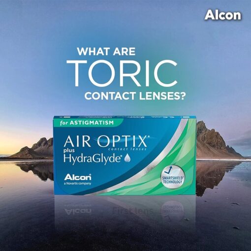 Alcon Air Optix Plus HydraGlyde for Astigmatism Lenses
