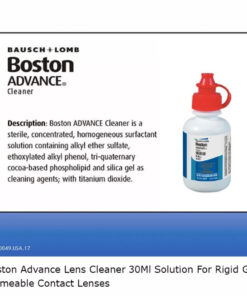Boston Advance Cleaner for RGP
