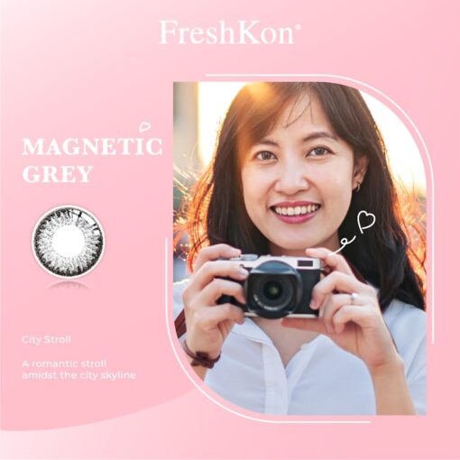 FreshKon Alluring Eyes Magnetic Grey
