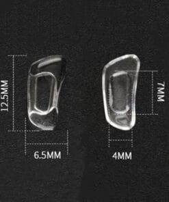 Push-On Silicone Nose Pads For Ultem Eyewear