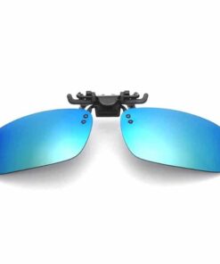 Blue Mirror Clip-On Flip up Sunglass