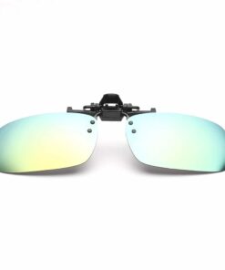 Gold Mirror Clip-on Flip-up Sunglass