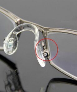 1 piece Bridge Screw-In Silicone Nose Pads