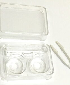 Contact Lens Tray Set With Tweezer & Cover