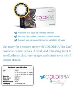 Colorpia The Leaf Specification