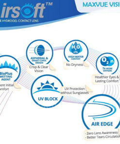 MaxVUE Airsoft silicone hydrogel lens