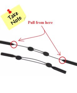 Eyeglass Adjustable Wire String Holder note