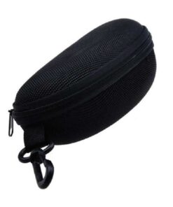 Zippered Eyewear Case with Clip Hanger