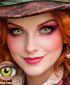 Mad Hatter Halloween Costume Crazy Lenses