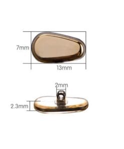 Soft Gold Anti-Allergy Nose Pads