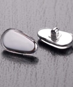 Soft Silver Anti-Allergy Metal Nose Pads