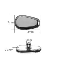 Soft Silver Anti-Allergy Nose Pads