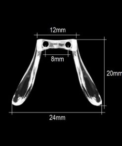 two-holes screw-in joint u-shaped nose pad