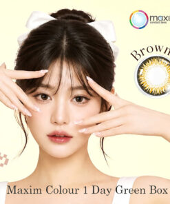 Maxim Colour 1 Day Green Box Brownie Color