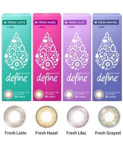 1-Day Acuvue Define Fresh Daily Disposable Colored Contact Lenses (30 Pack)
