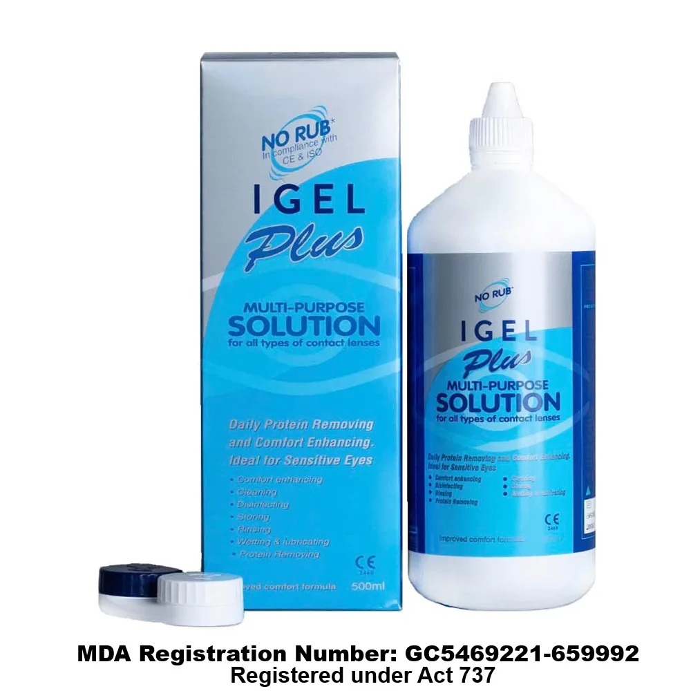 Igel Plus Contact Lenses Multipurpose Solution