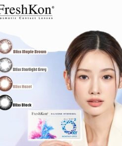 FreshKon All Day o2xy Silicone Hydrogel Monthly Disposable Color Cosmetic Contact Lenses