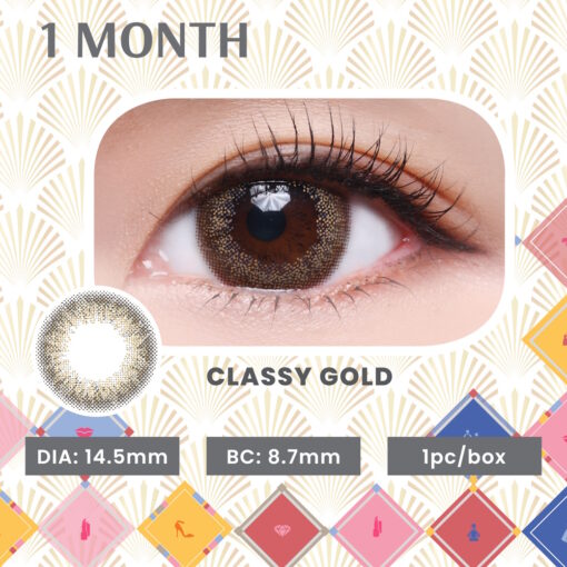Eye Secret Monthly Color Classy Gold