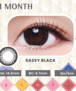 Eye Secret Monthly Color Sassy Black