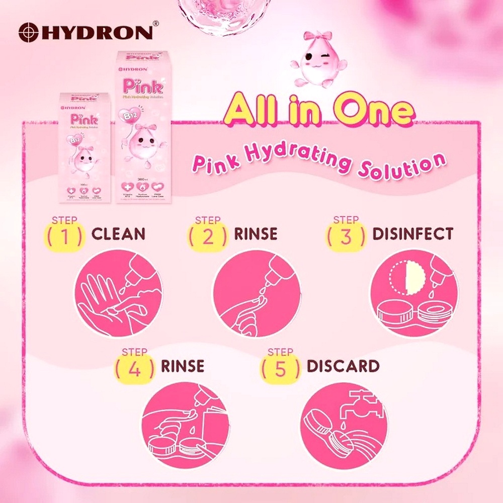 Horien Hydron Pink Hydrating Multipurpose Solution Horien Hydron Pink Hydrating Multipurpose Solution