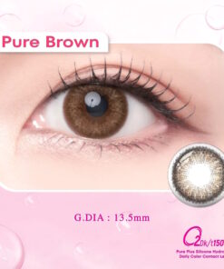 Hydron Pure Plus Silicone Hydrogel Pure Brown