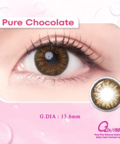Hydron Pure Plus Silicone Hydrogel Pure Chocolate