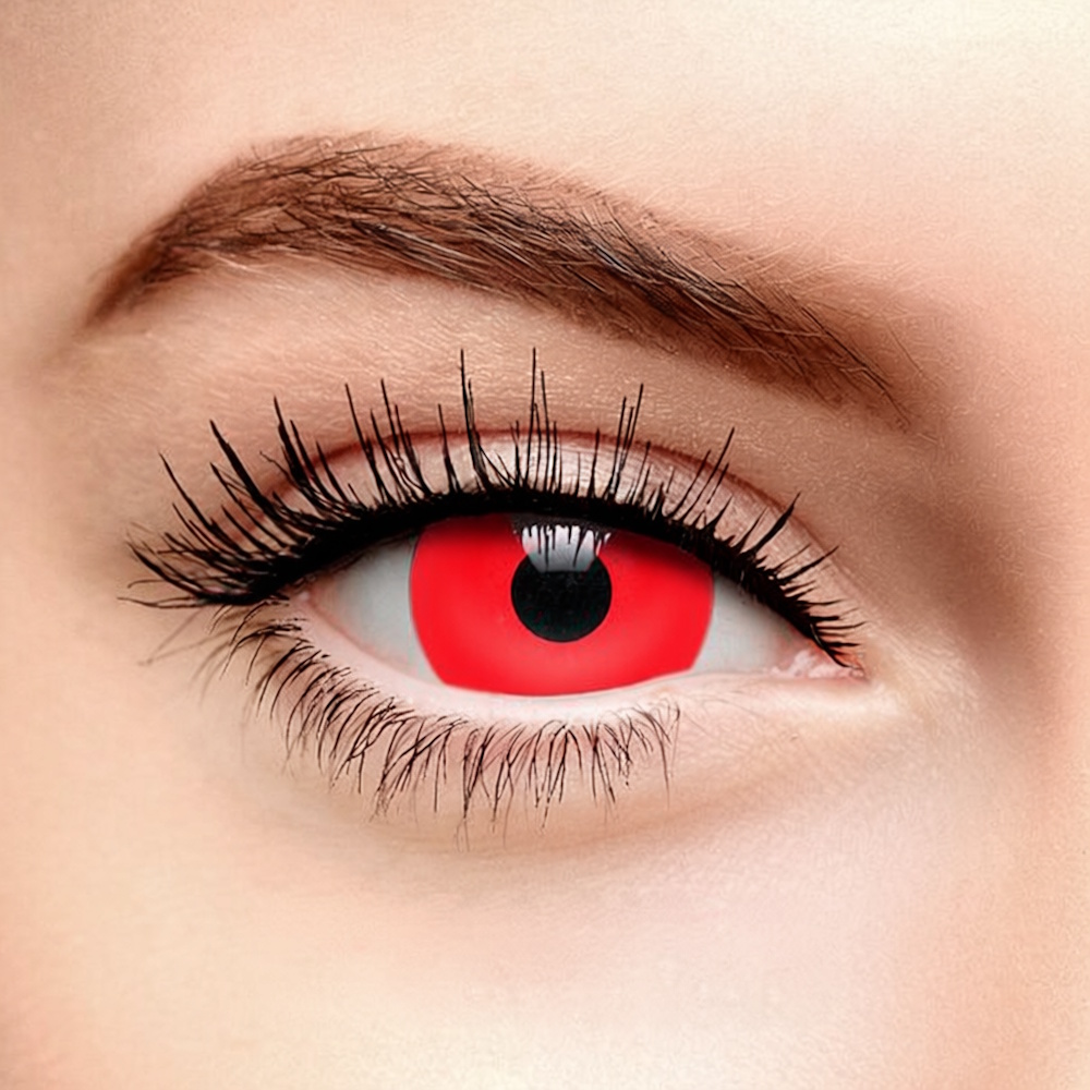 Red Halloween Coloured Lenses Red Halloween Coloured Lenses
