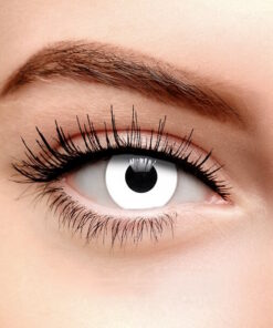 White Halloween Coloured Lenses