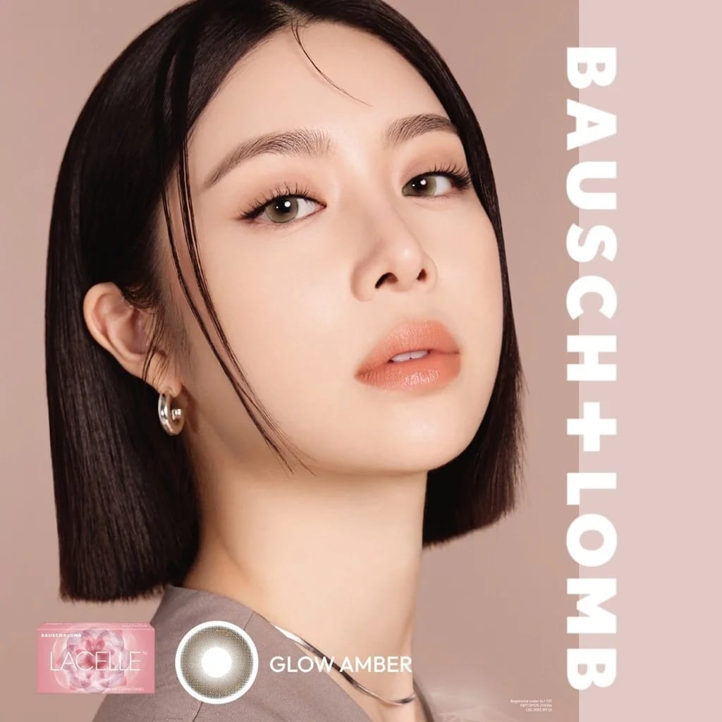 Bausch + Lomb Lacelle Glow Amber Monthly Color Bausch + Lomb Lacelle Glow Amber Monthly Color