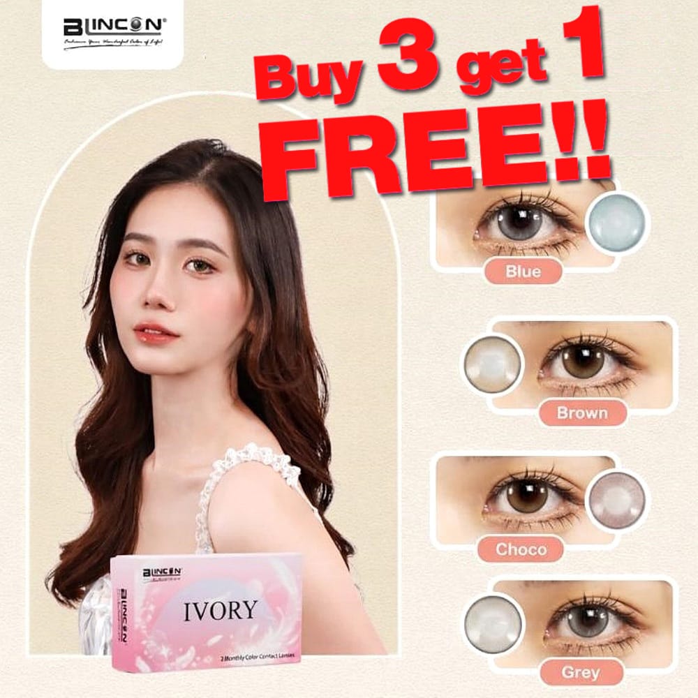 Blincon Ivory Color Lenses Buy 3 free 1 Blincon Ivory Color Lenses Buy 3 free 1