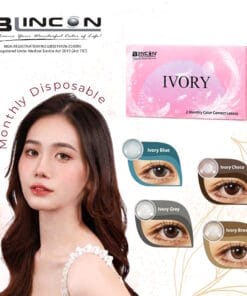 Blincon Ivory Cosmetic Color Monthly Disposable Contact Lens