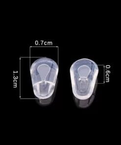 Push-In Silicone Air Chamber Nose Pads