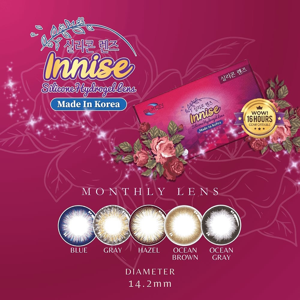 Silkon Innise Monthly Colored Disposable Lenses Silkon Innise Monthly Colored Disposable Lenses