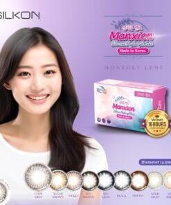 Silkon Monthly Manxion Silicone Hydrogel Color Disposable Lenses