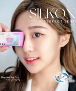 Silkon Monthly Manxion Sky Gray Color Disposable Lenses